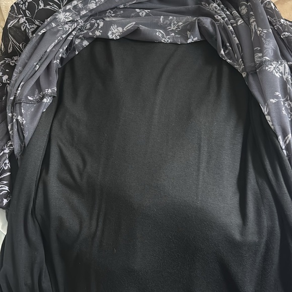 Womens Ruffle 3/4 Sleeve Mesh Blouses Loose Flowy Tops Stretchy - Picture 7 of 12